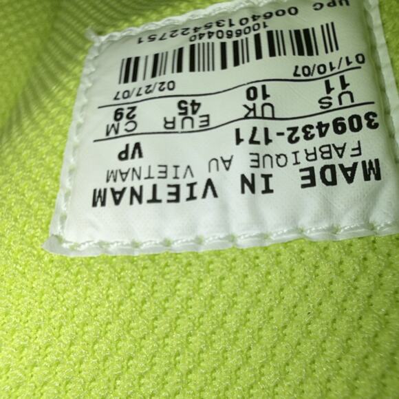 Nike Dunk High White Lemon Chiffon Radiant Green Men\'s 11M main image 4